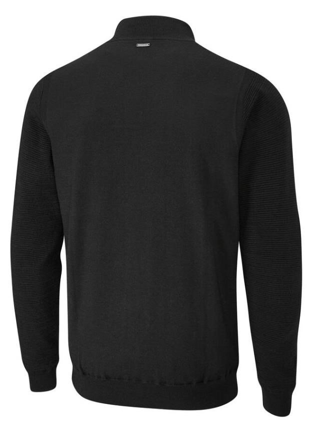 PING Croy Lined Half Zip herr tröja, svart