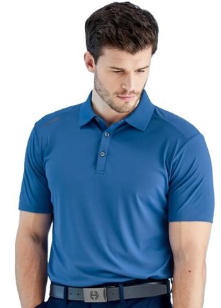 PING Lindum herr polo, tidal blue