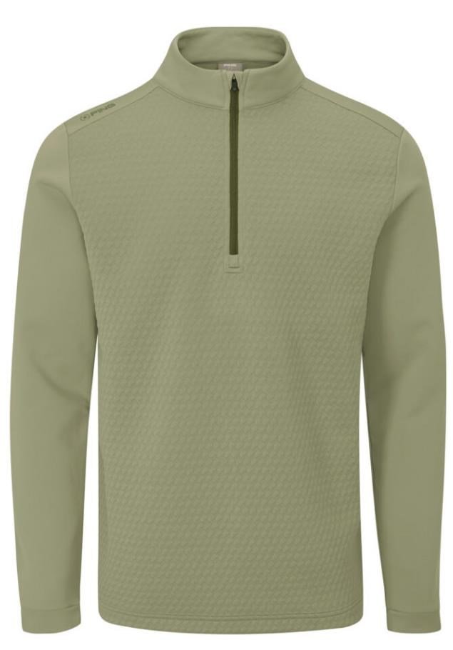 PING Nolan Quarter Zip Fleece herr sweatshirt, lichen
