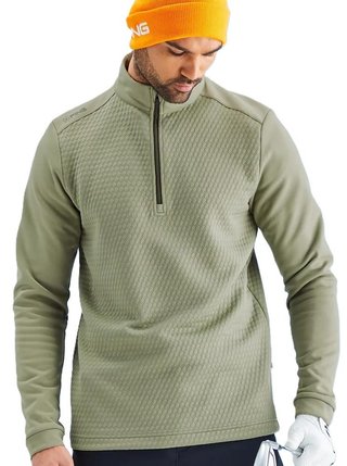 PING Nolan Quarter Zip Fleece herr sweatshirt, lichen
