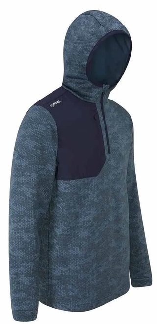 PING Nexa Hooded half zip fleece herr sweatshirt, blue fusion/navy