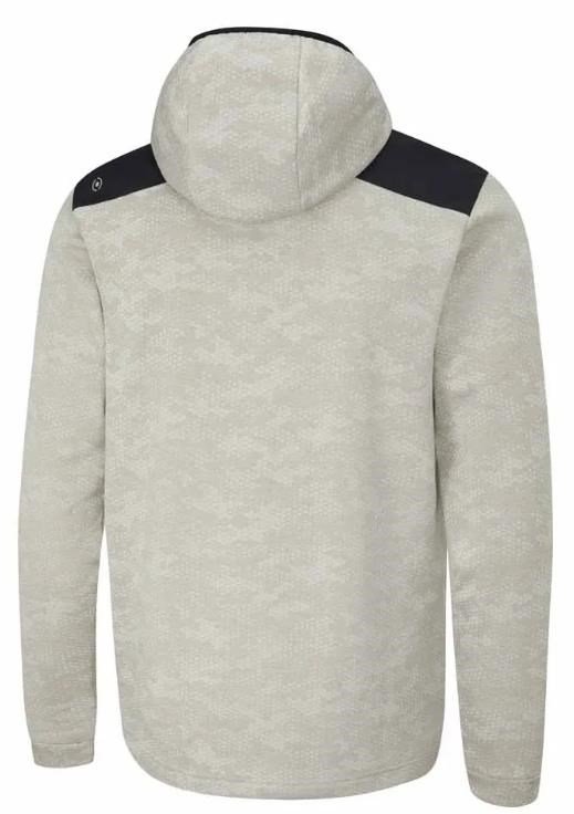 PING Nexa Hooded half zip fleece herr sweatshirt, willow/black