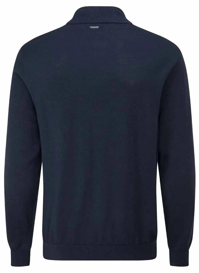 PING Dorset Quarter zip herr tröja, navy