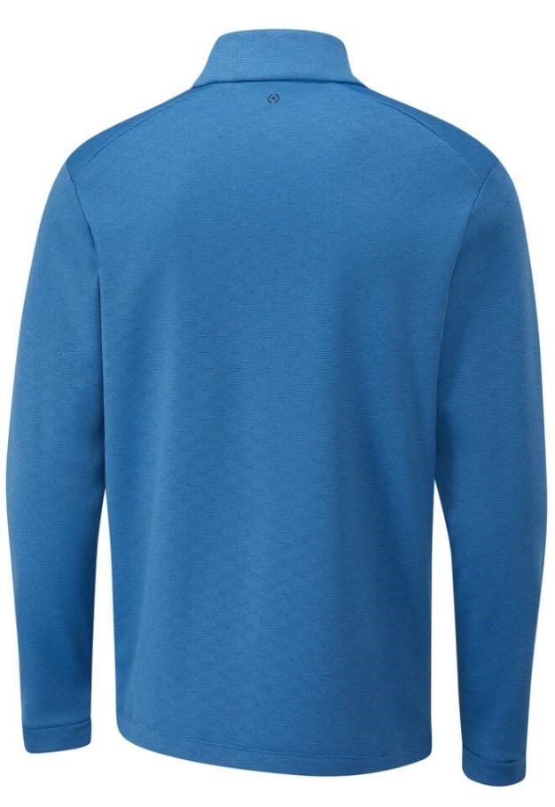 PING Bexton Half Zip Fleece herr sweatshirt, tidal blue multi