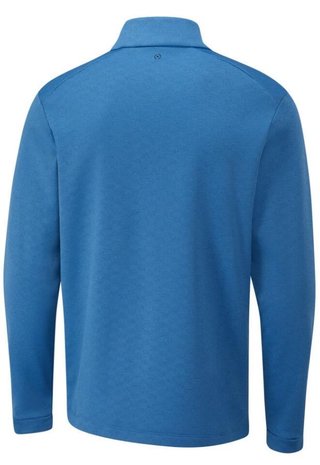 PING Bexton Half Zip Fleece herr sweatshirt, tidal blue multi