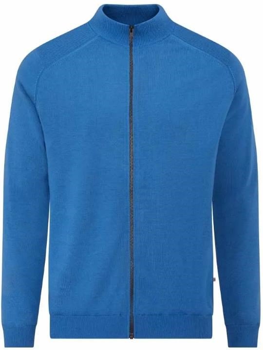 PING Murphy Lined full zip herr tröja, tidal blue