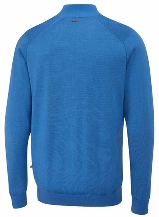 PING Murphy Lined full zip herr tröja, tidal blue