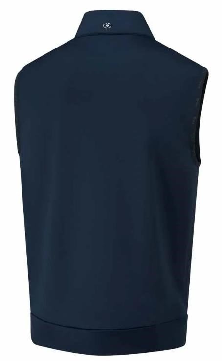 PING Aiden Hybrid fleece herr väst, marinblå