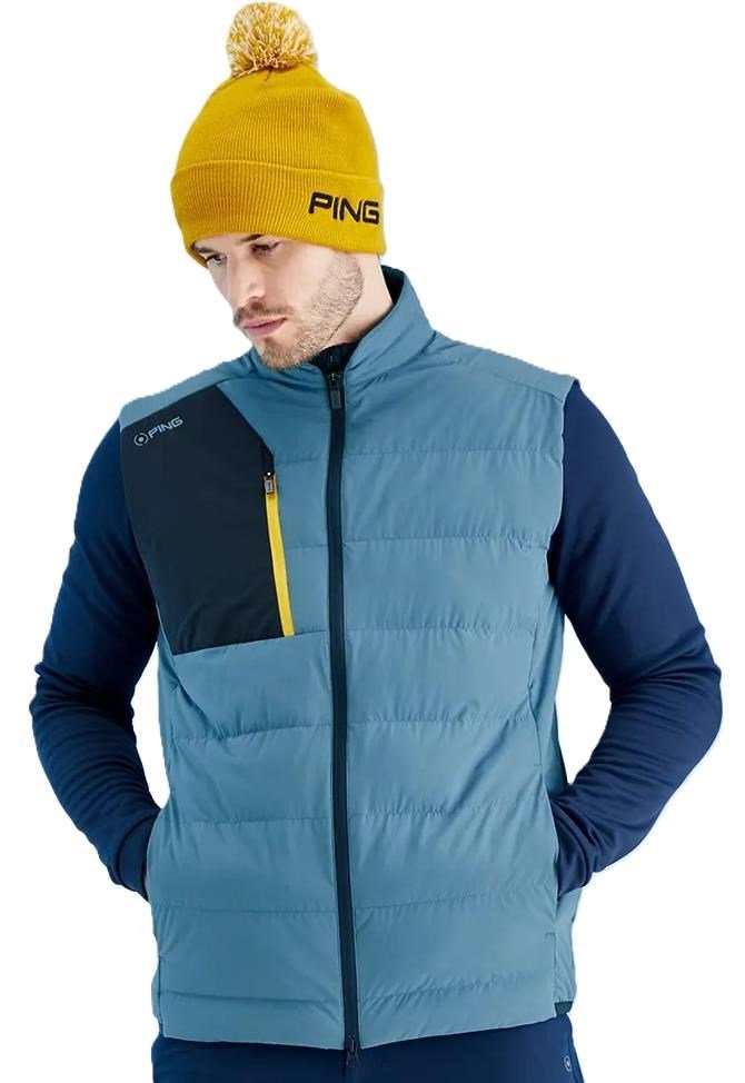 PING Norse Cocoon insulated PrimaLoft® herr väst, blue fusion/navy