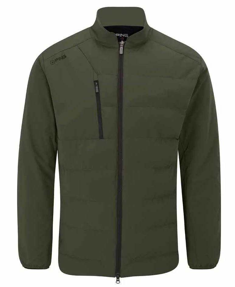 PING Norse Cocoon insulated PrimaLoft® herr jacka, dark olive