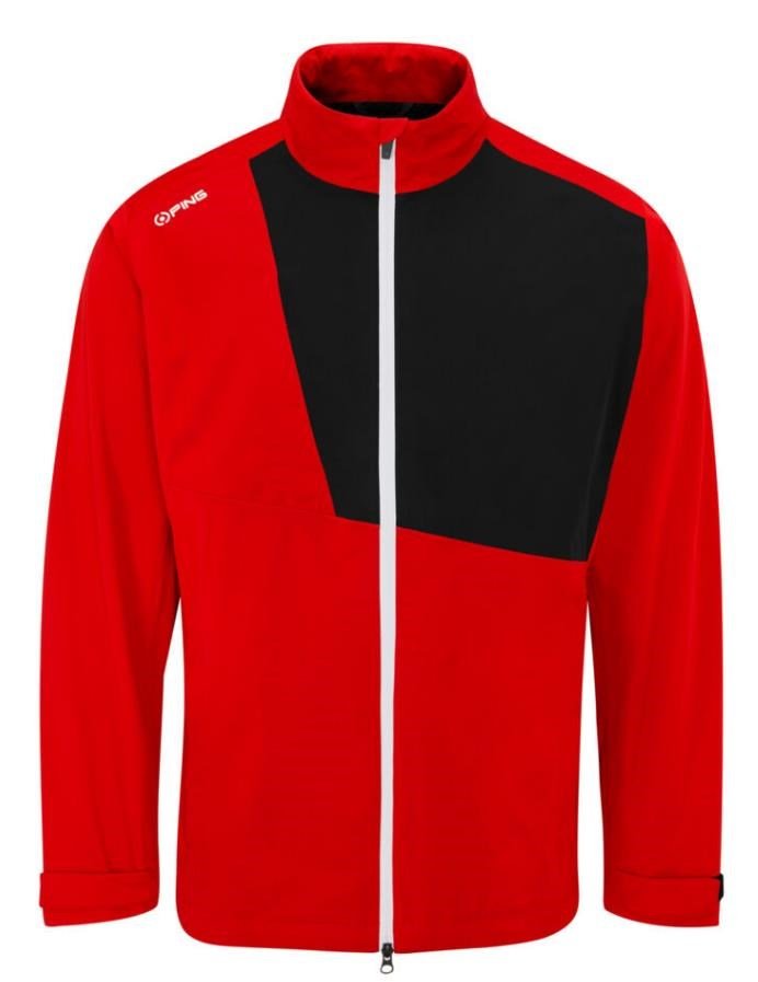 PING Impervious Waterproof herr jacka, classic red/black
