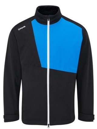 PING Impervious Waterproof herr golfjacka, svart/brilliant blue