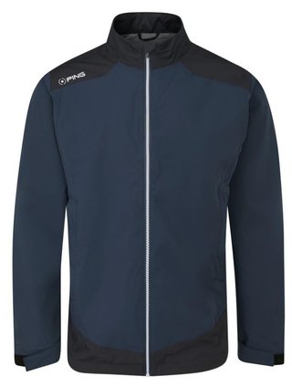 PING AquaDrive Waterproof herr jacka, oxford blue/svart