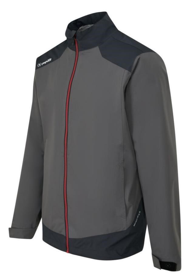 PING AquaDrive Waterproof herr jacka, asphalt/black
