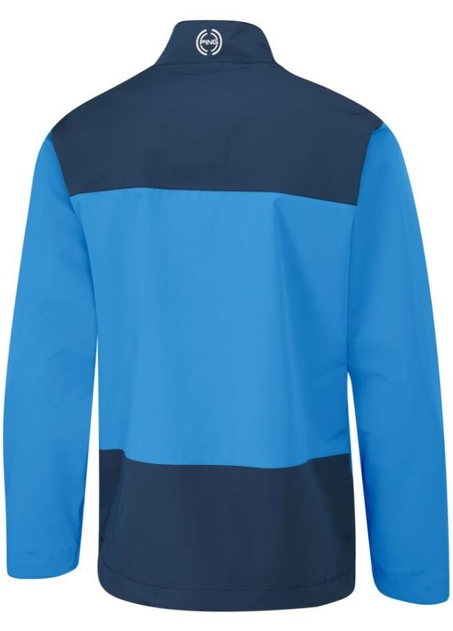 PING AquaDrive Waterproof herr jacka, brilliant blue/oxford blue