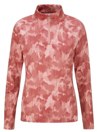 PING Jasmine Printed Long Sleeve dam top, rose multi