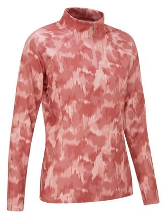 PING Jasmine Printed Long Sleeve dam top, rose multi