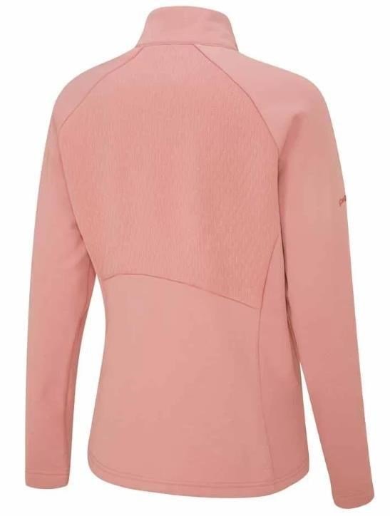 PING Catherine Full Zip Fleece dam sweatshirt, dämpad rosa