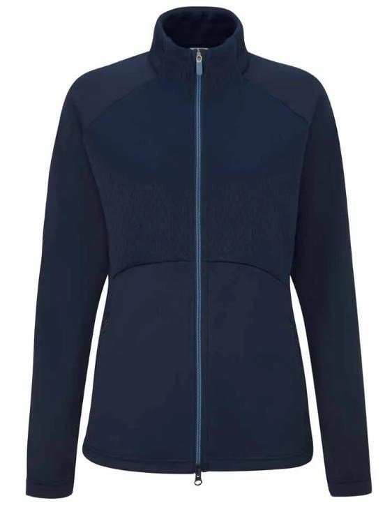 PING Catherine Full Zip Fleece dam sweatshirt, marinblå