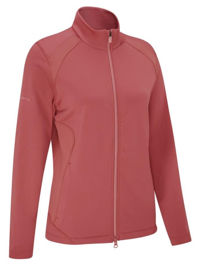 PING Eda Lightweight Full Zip damjacka, rosa