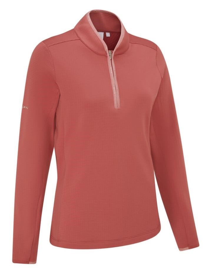 PING Abigale Performance Fleece damtröja, rosa