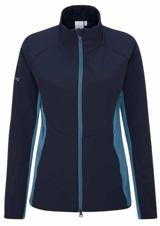 PING Casey insulated hybrid damjacka, navy/blue fusion