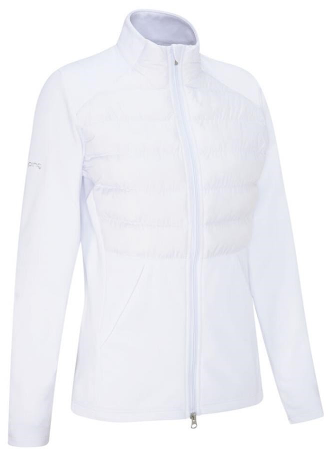 PING Clare Zoned fleece damjacka, vit