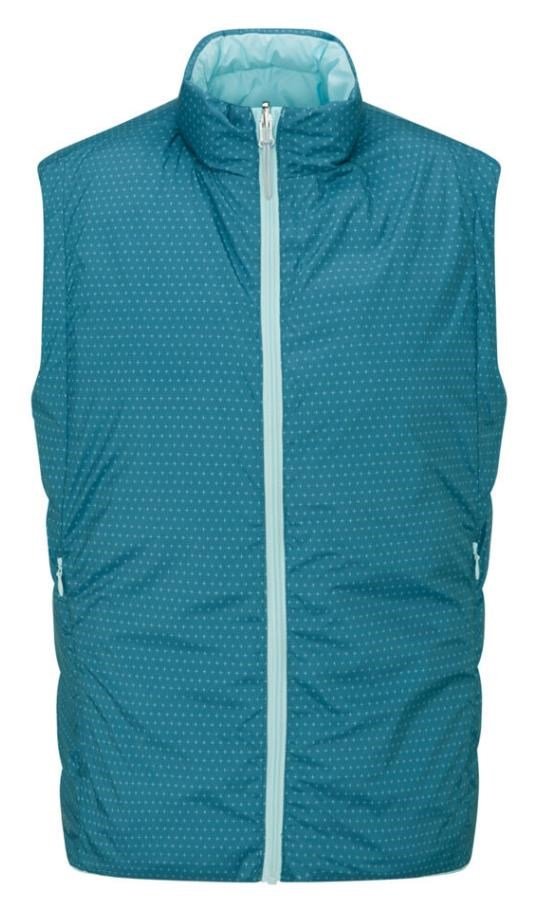 PING Samantha Clo® insulated reversible dam väst, opal/blue fusion multi