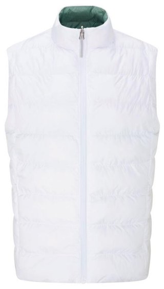 PING Samantha Clo® insulated reversible dam väst, vit/eucalyptus multi
