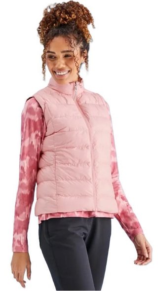 PING Samantha Clo® isolerad reversibel damväst, quartz/rose multi