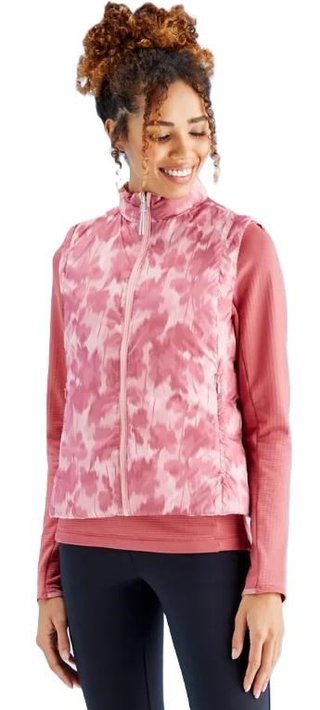 PING Samantha Clo® isolerad reversibel damväst, quartz/rose multi