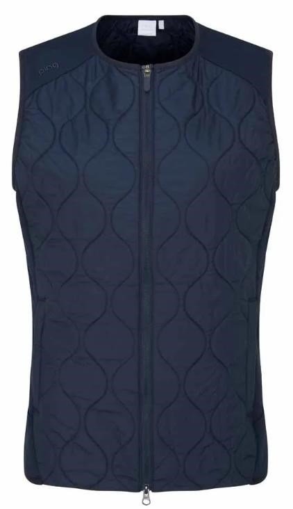 PING Seren insulated collarless damväst, marinblå