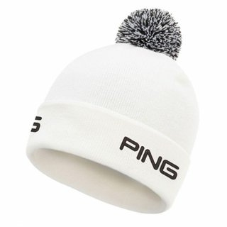 PING Cresting Knit herr vintermössa, vit
