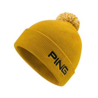 PING Cresting Knit herr vintermössa, sulphur