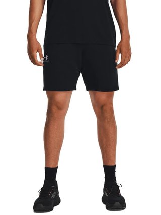 Under Armour Essential Fleece herr shorts, svart/vit