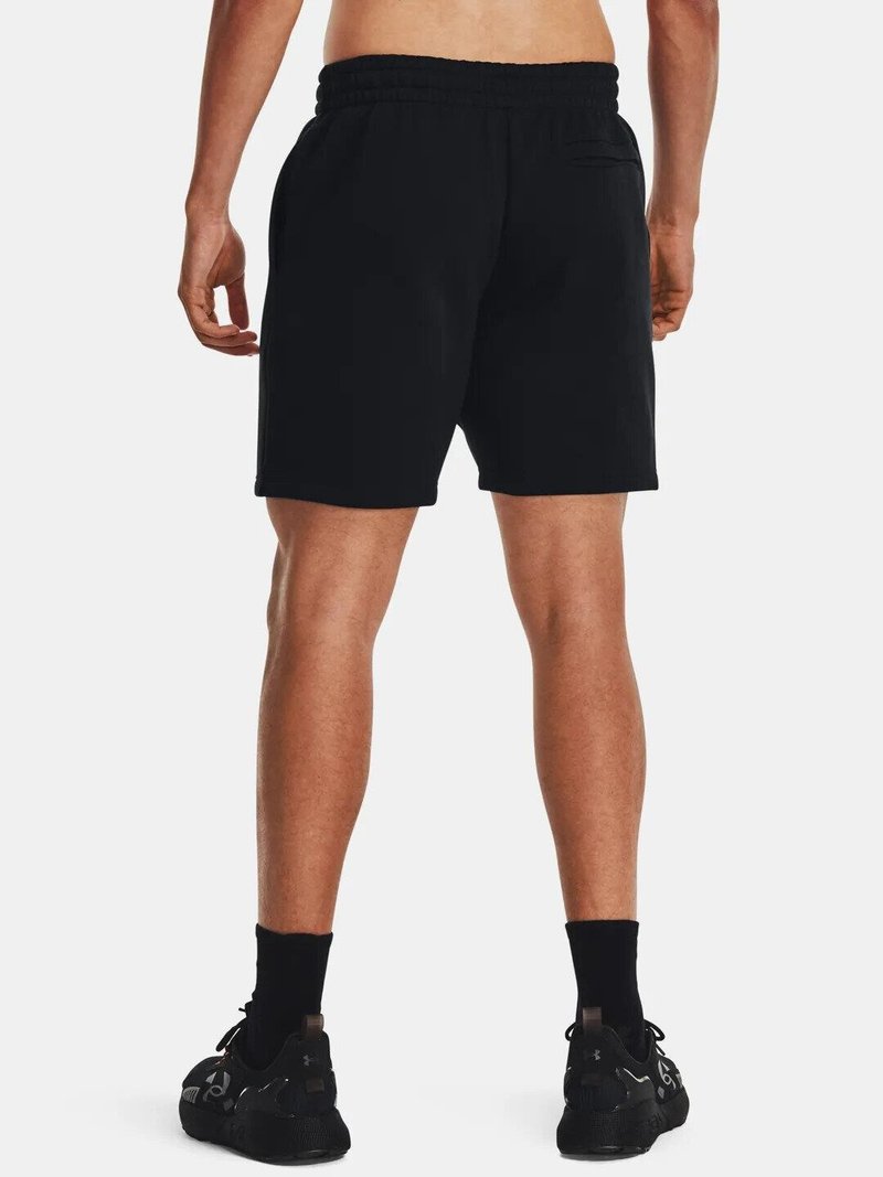 Under Armour Essential Fleece herr shorts, svart/vit