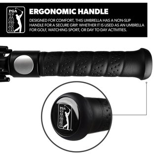 PGA Tour Windproof Double Canopy paraply 62", svart