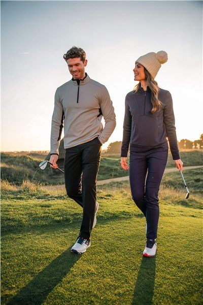 Callaway Brushed Rib 1/4 Zip herr sweatshirt, concrete