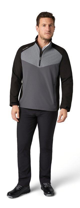 Callaway 1/2 Zip Wind herr jacka, caviar