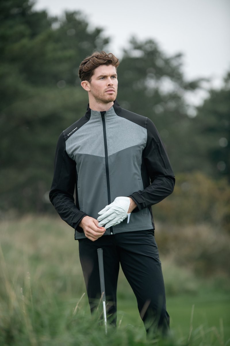 Callaway 1/2 Zip Wind herr jacka, caviar