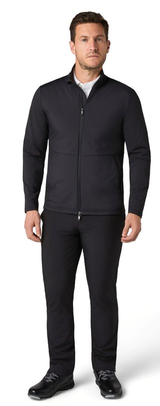Callaway Mixed Media Full Zip herr jacka, caviar