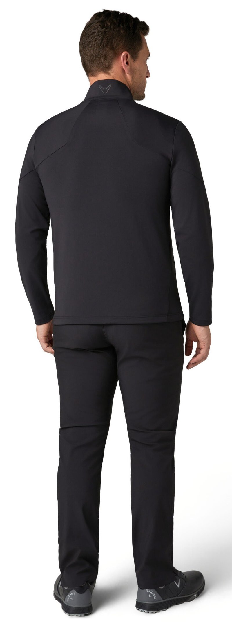 Callaway Mixed Media Full Zip herr jacka, caviar