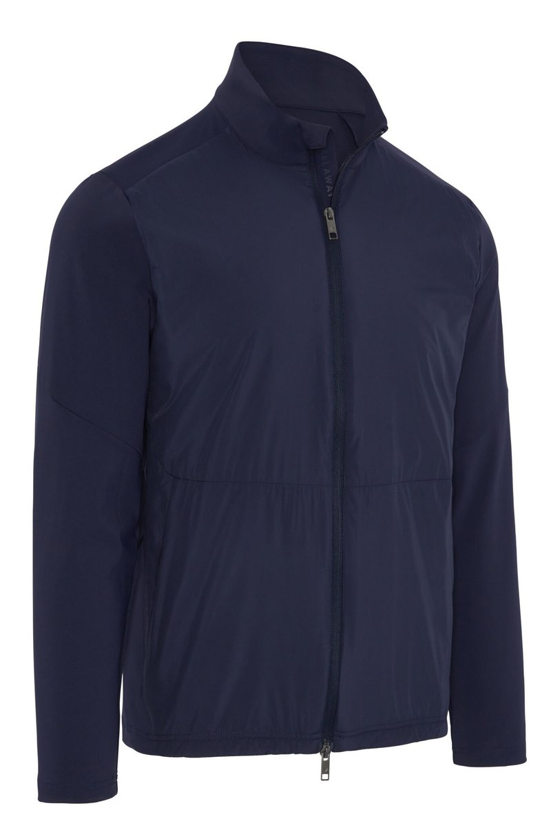 Callaway Mixed Media Full Zip herr jacka, peacoat