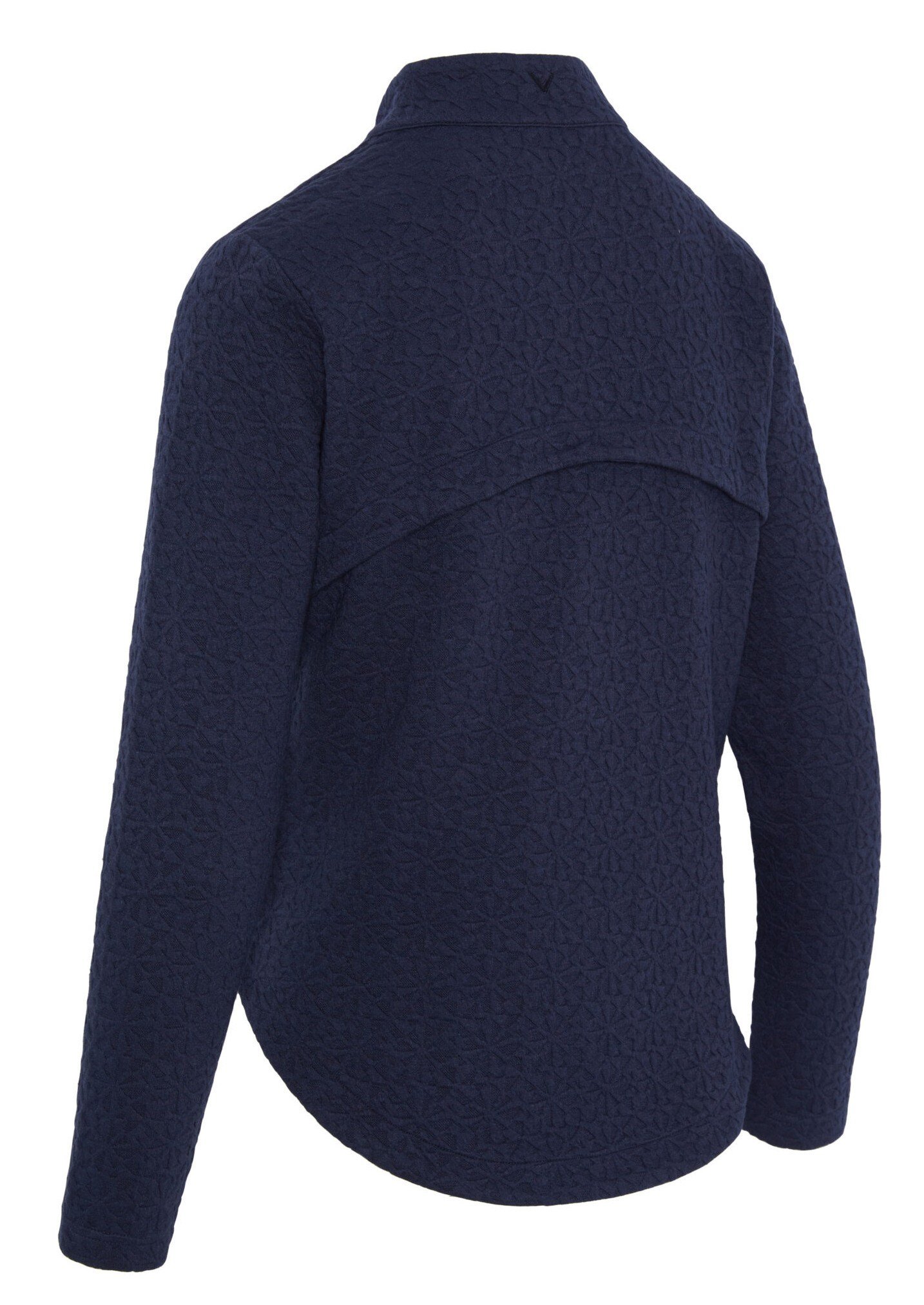 Callaway 1/2 Zip Quilted Knit dam sweatshirt, peacoat