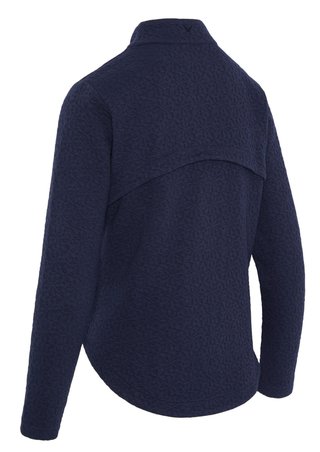 Callaway 1/2 Zip Quilted Knit dam sweatshirt, peacoat
