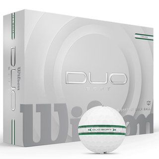 Wilson Duo Soft TRK360 golfbollar, gröna