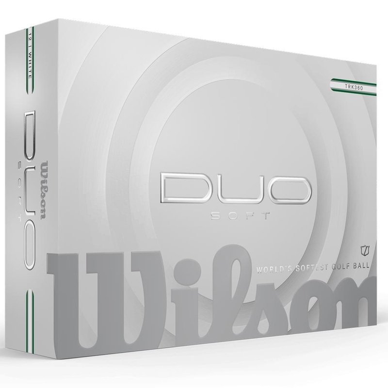 Wilson Duo Soft TRK360 golfbollar, gröna
