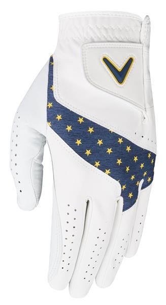 Callaway Fusion Ryder Cup Europe herr golfhandske, vit