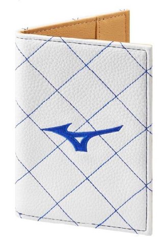 Mizuno Quilted Scorecard Holder, vit