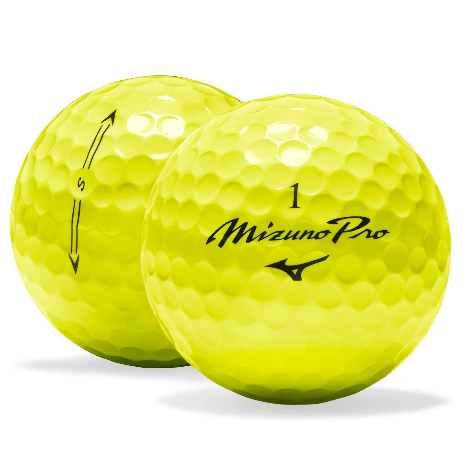 Mizuno Pro S golfbollar, gula